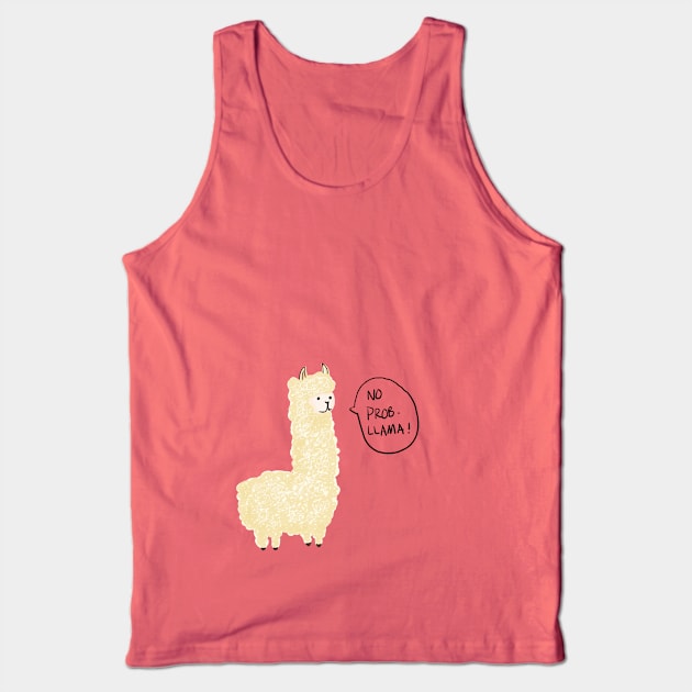 NO PROBLLAMA! Tank Top by Pixelated Dino